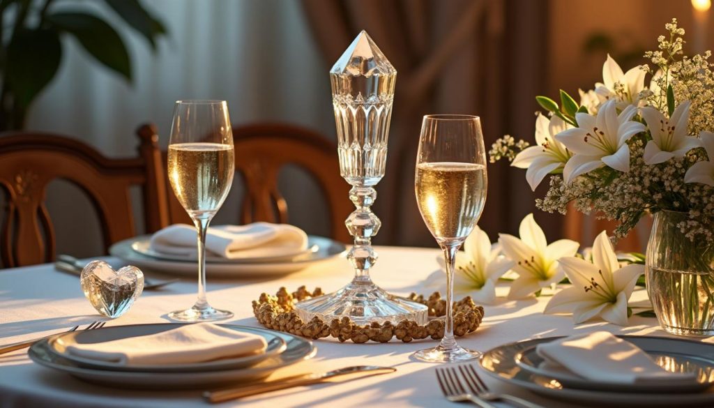 découvrez la signification des noces de cristal et leur symbolique pour célébrer cet anniversaire de mariage unique avec élégance et émotions.