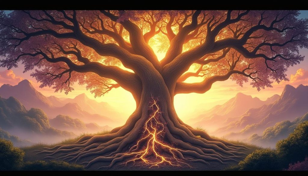 découvrez la symbolique de l'arbre de vie et explorez ses significations profondes à travers les cultures et les époques, un symbole d'équilibre, de croissance et de connexion universelle.